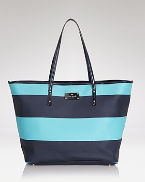 kate spade new york Tote - Boutique Harmony Striped - turquoise stripe bag.jpg